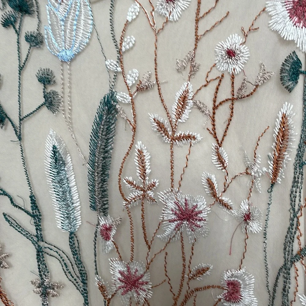 Altered State Dress Umgee Sheer Cream Dress Size S - Picture 5 of 8